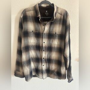 KÜHL Men's The Law Flannel Long Sleeve Shirt size XL